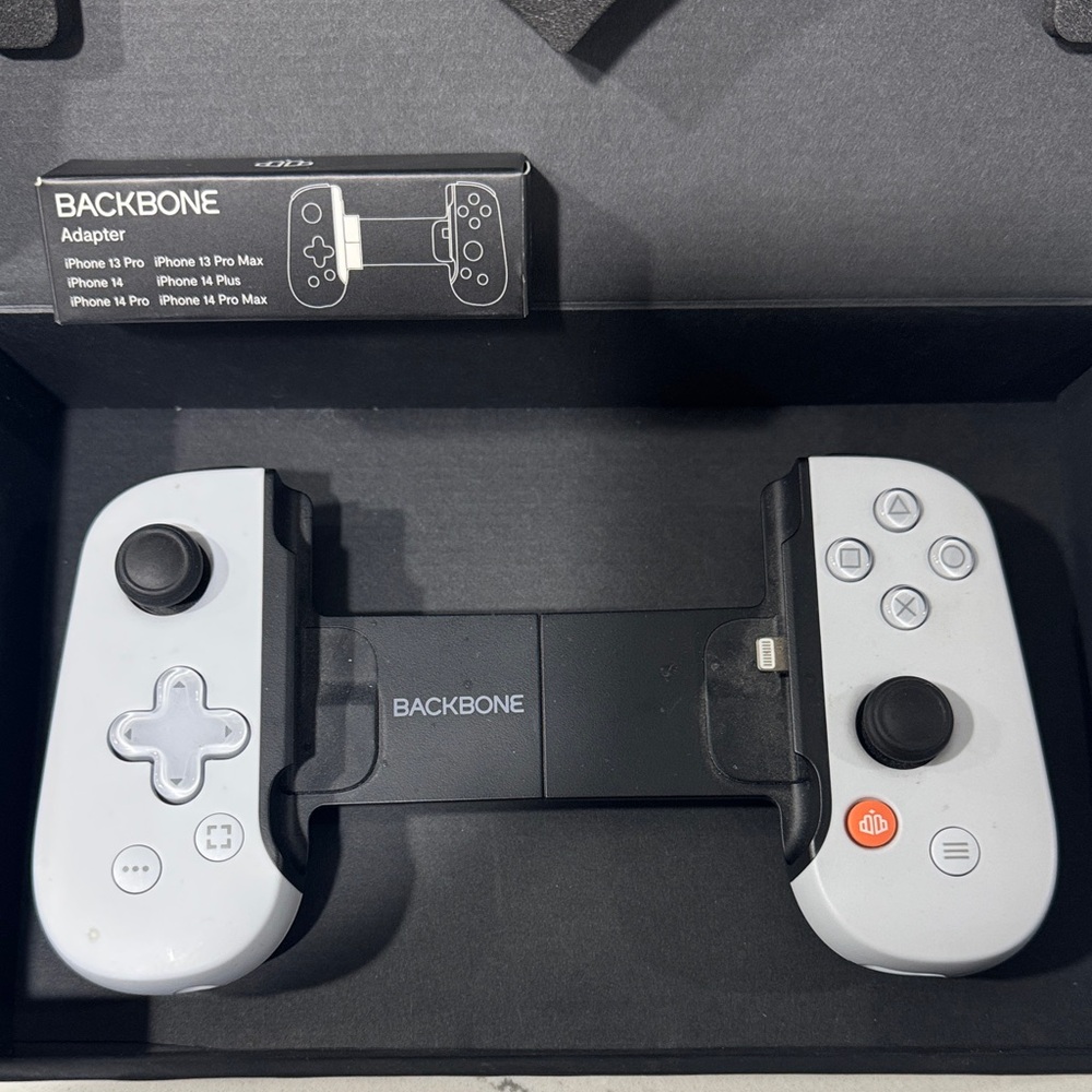 Backbone Gaming Controller in Black and White